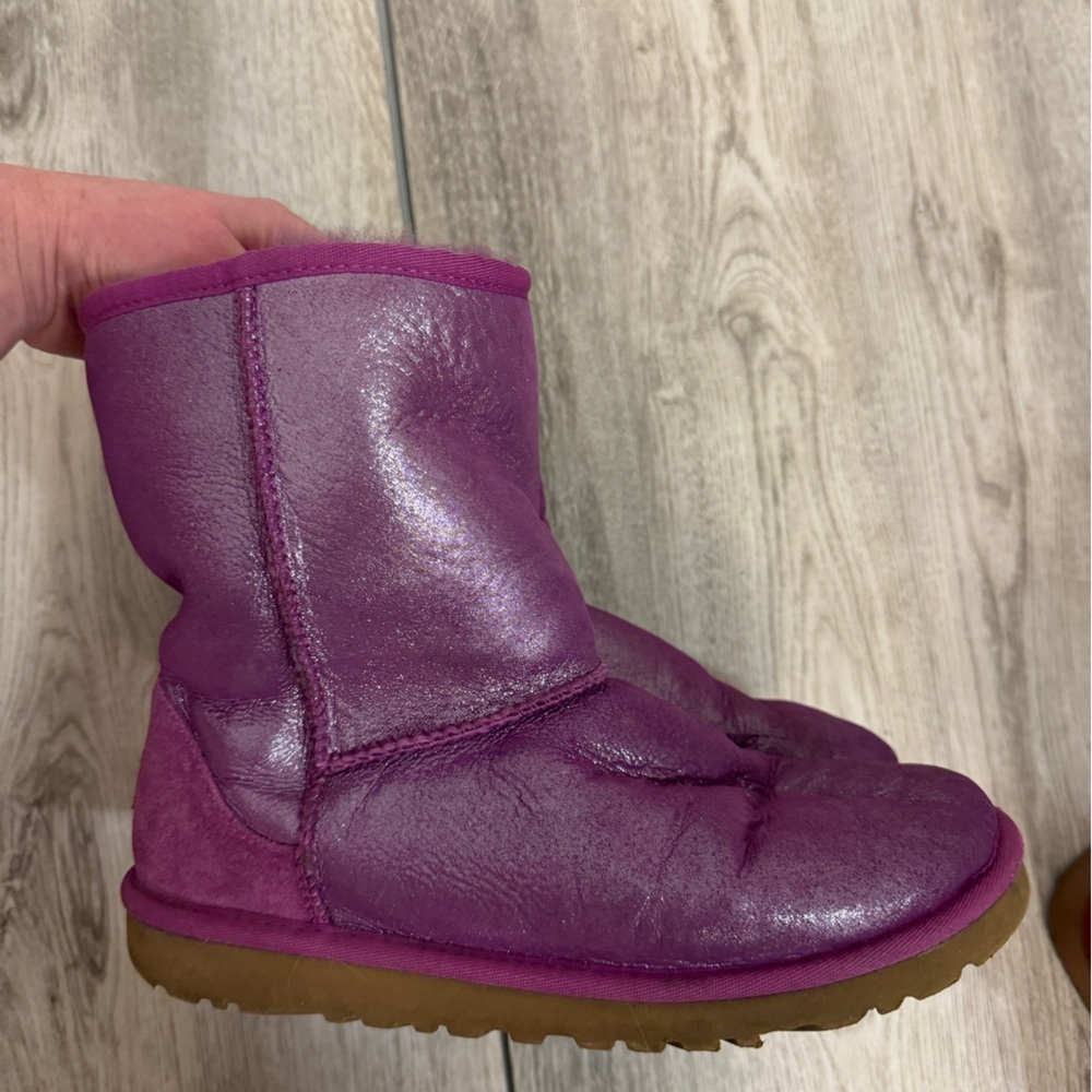Purple shimmering Uggs